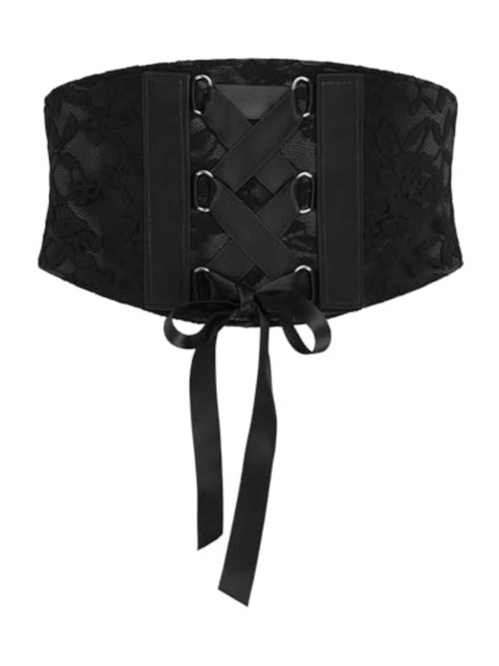 BlackButterfly Corset Waspie Elastic Belt Lace